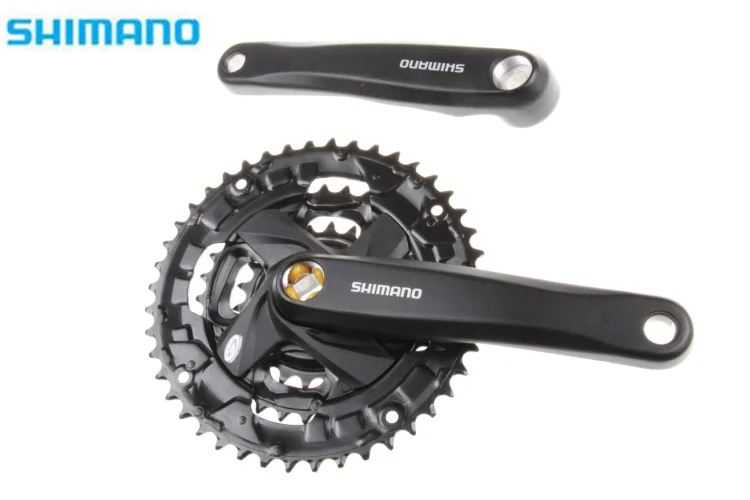 Подлинная Shimano acera FC-M371 M391, набор Шатунов для велосипеда, звездочка, MTB Горный цикл, цепное колесо 3 24 27 скоростей