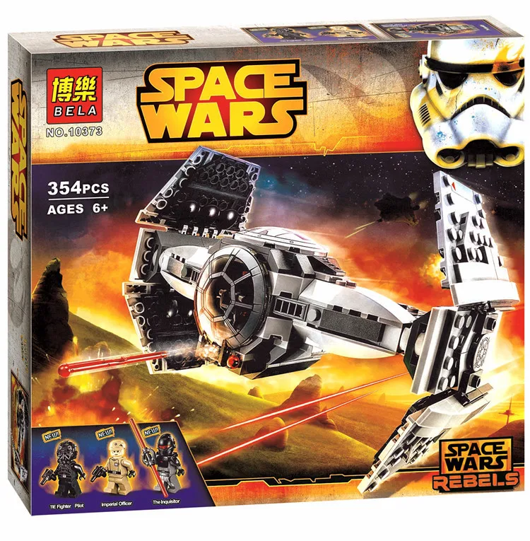Бела Модель Строительство комплекты Совместимость с lego city Star wars Tie Fighter 707 3D блоки