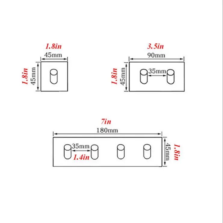 5 шт. лучшее значение 3 м самоклеющиеся настенные крючки для задней двери