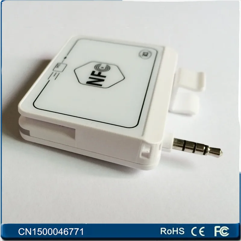 Мини 35 мм Аудио Разъем ACR35 MobileMate Смарт NFC RFID Считыватель Карт Писатель 13.56 мГц Для