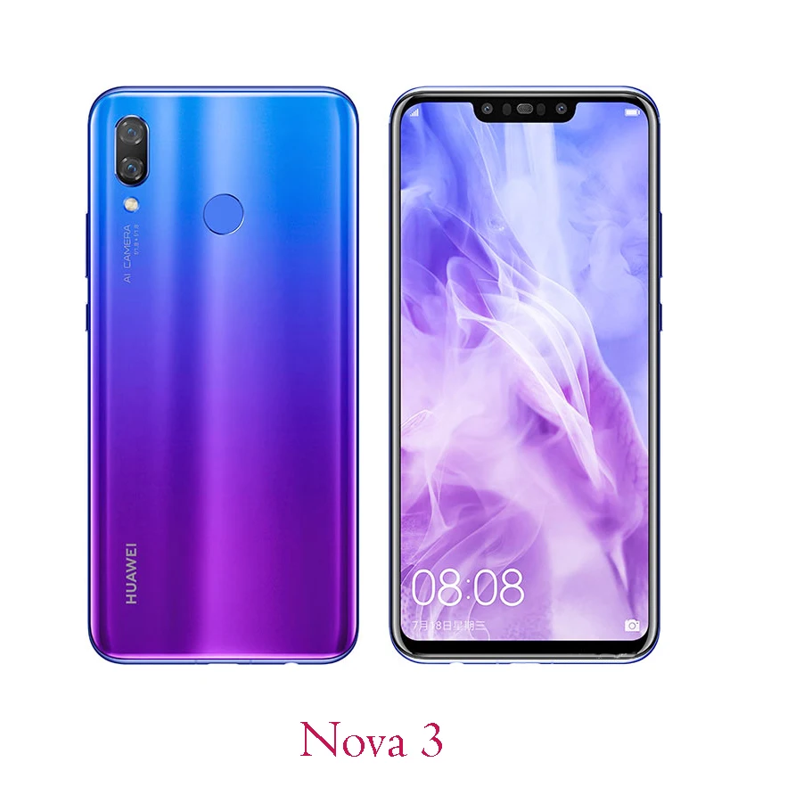 Задний тыловой объектив камеры стекло Замена для huawei Nova 2 2S плюс 2i Nova 2 lite Nova 3 3i 4 4E Nova3 Nov3i Nova4 - Цвет: Nova 3