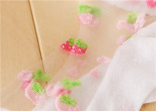 Носки для девочек до колена сетчатые носки половина детей Socken Chaussettes Enfants рюшами Носки kniekousen девочек 5 пар/лот dcll-032-5p
