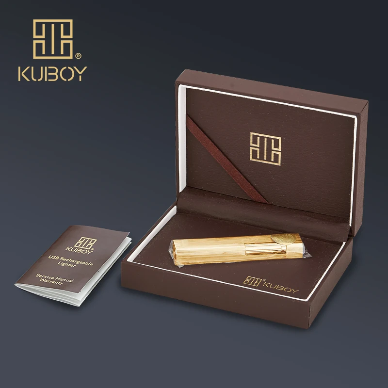 Высококачественная Брендовая обувь KUBOY газовая зажигалка Белый Матовый никель