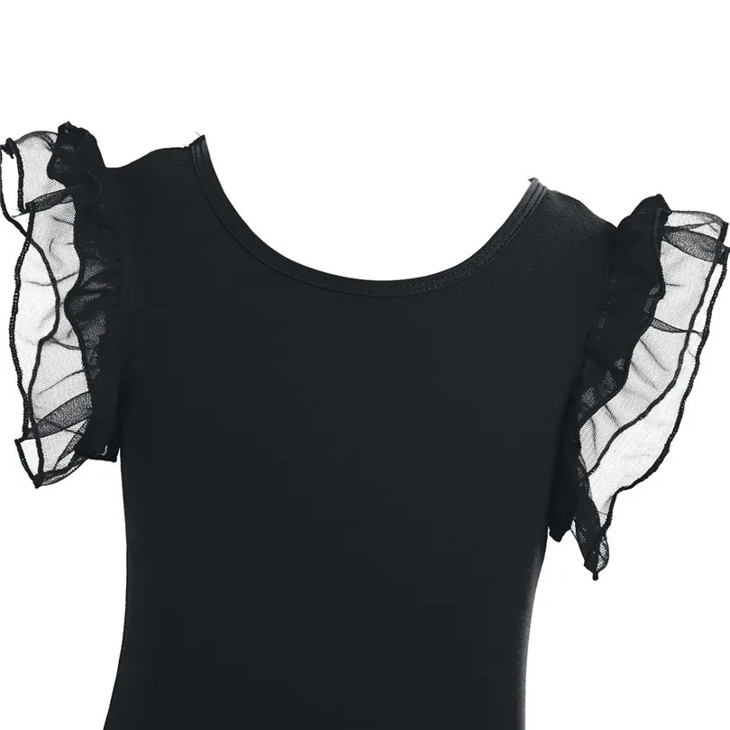 Танцевальное платье-пачка для девочек летнее платье с пышными рукавами и