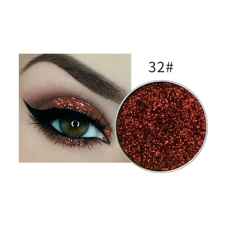 32 NICEFACE Горячие Блеск и мерцающий макияж для женщин Maquiagem тело лицо Блеск порошок тени для век серебряный цвет пигмент косметика - Цвет: 32