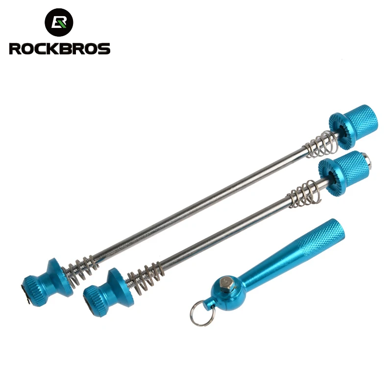 ROCKBROS Quick Release шашлык Анти кражи шампур для MTB дорожный велосипед bisiklet Аксесуар