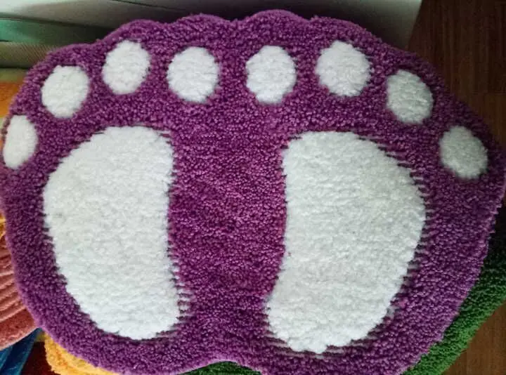 Purple Cheap Home Bath Mats Bathroom Kitchen Doormat Baby Floor Mat Suede Small Rugs and Carpets | Дом и сад