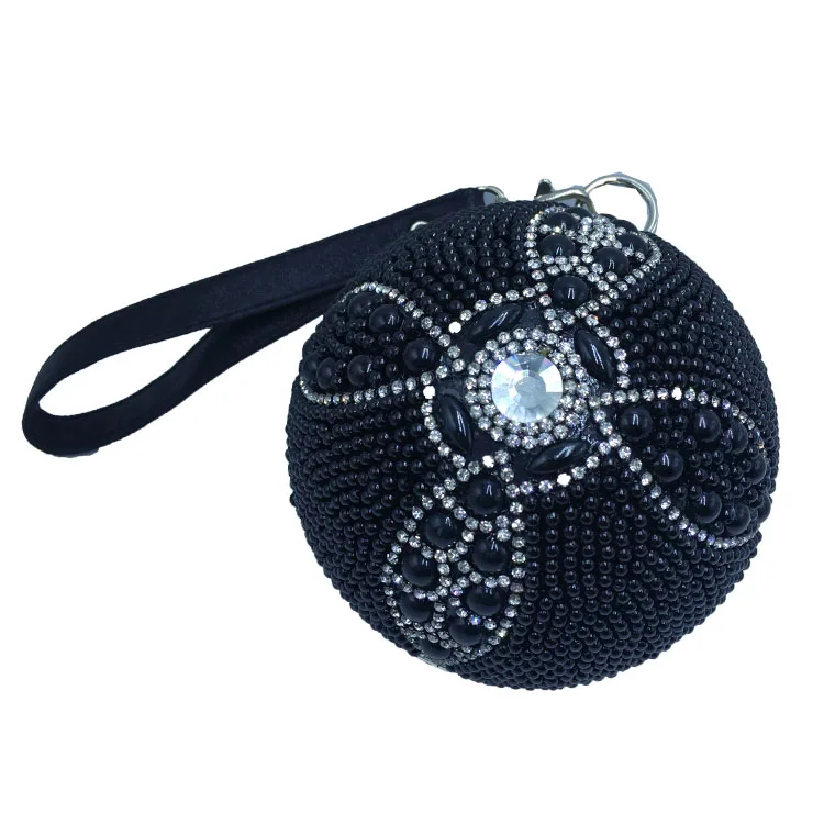 

Hot Round Ball Clutches Bag and Beaded Evening Bags