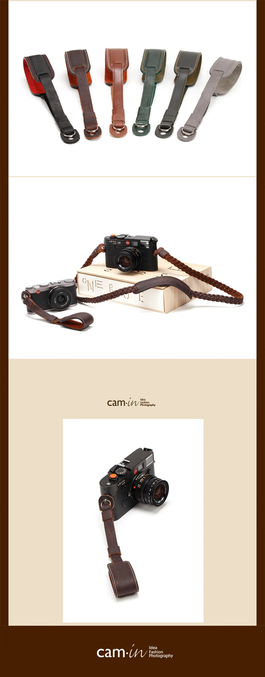 Cam-в 3056-3051 Италия Cowskin камера ремешок на запястье яловая Кожа DSLR spire lamella ручной ремень фотография аксессуар 6 цветов
