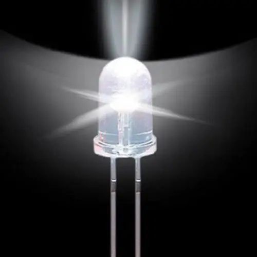 

50pcs F5 5mm White Round Superbright LED Light LED lamp NEW L9