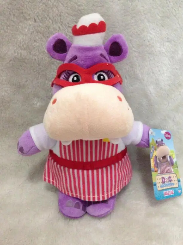 Мультфильм фильм Jr Doc McStuffins Hallie Бегемот мешок фасоли плюшевая кукла 20 см плюшевые