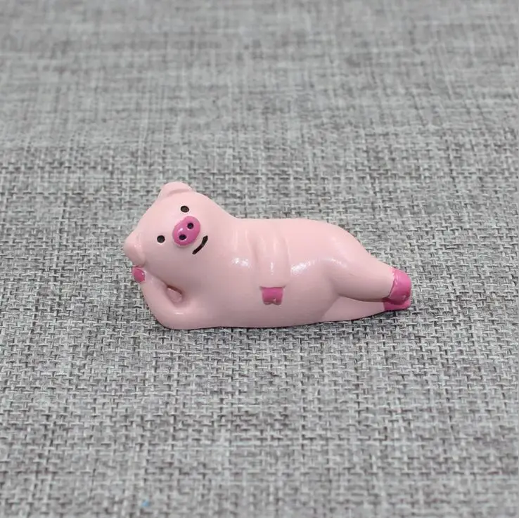 Миниатюрная фигурка в виде спящего кота свиньи панды лягушки|figurine panda|figurine