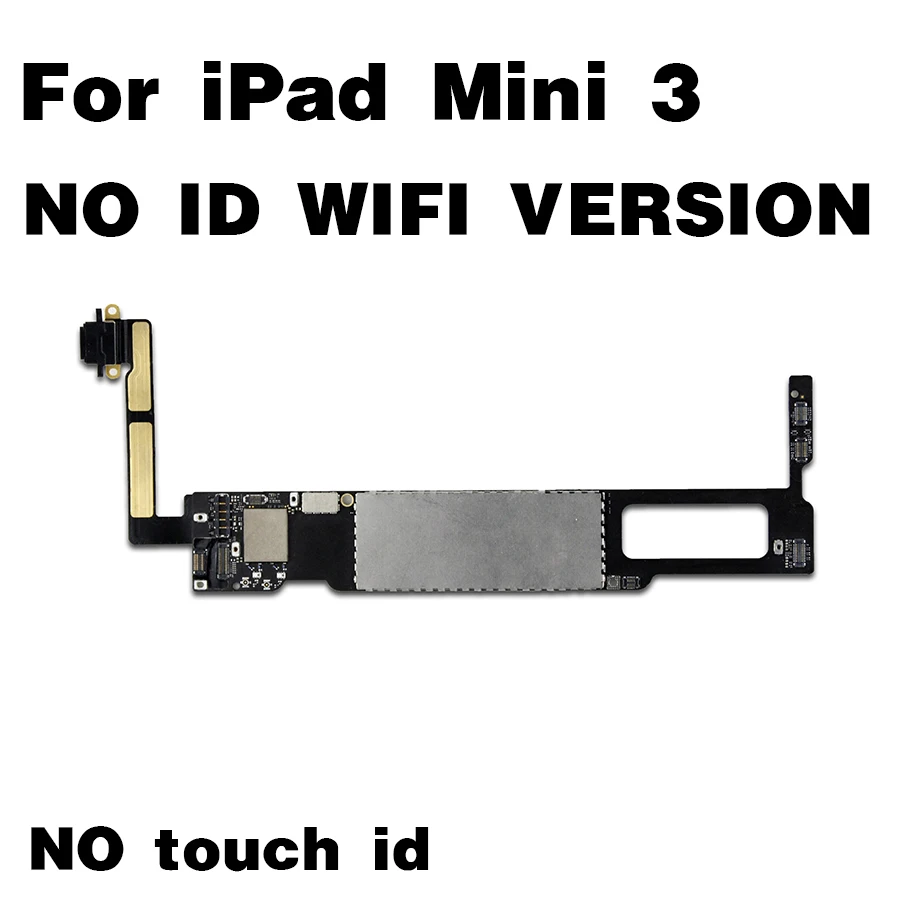 Нет ID для Ipad Mini 3 логические платы Wifi версия для Ipad Mini 3 материнская плата с системой IOS 3 цвета 4 выбор