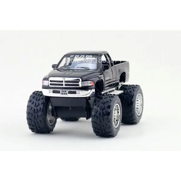 Детская модель внедорожника Kinsmart Dodge Ram с большой ногой грузовика 1:4 KT5338 5 дюймов