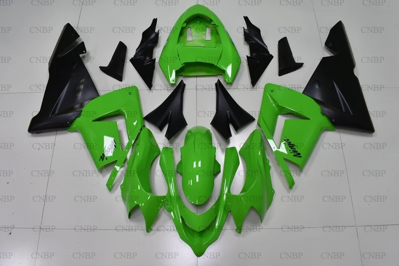ZX 10r 04 Пластик Обтекатели 2004 2005 зеленый Черные Пластиковые обтекатели ZX10r