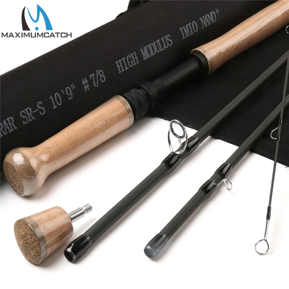 Maximumcatch переключатель Fly Удочка Nano Carbon среднего действия 10.9FT 7/8WT 4 шт. Rod Rod|nano fly rod|fly