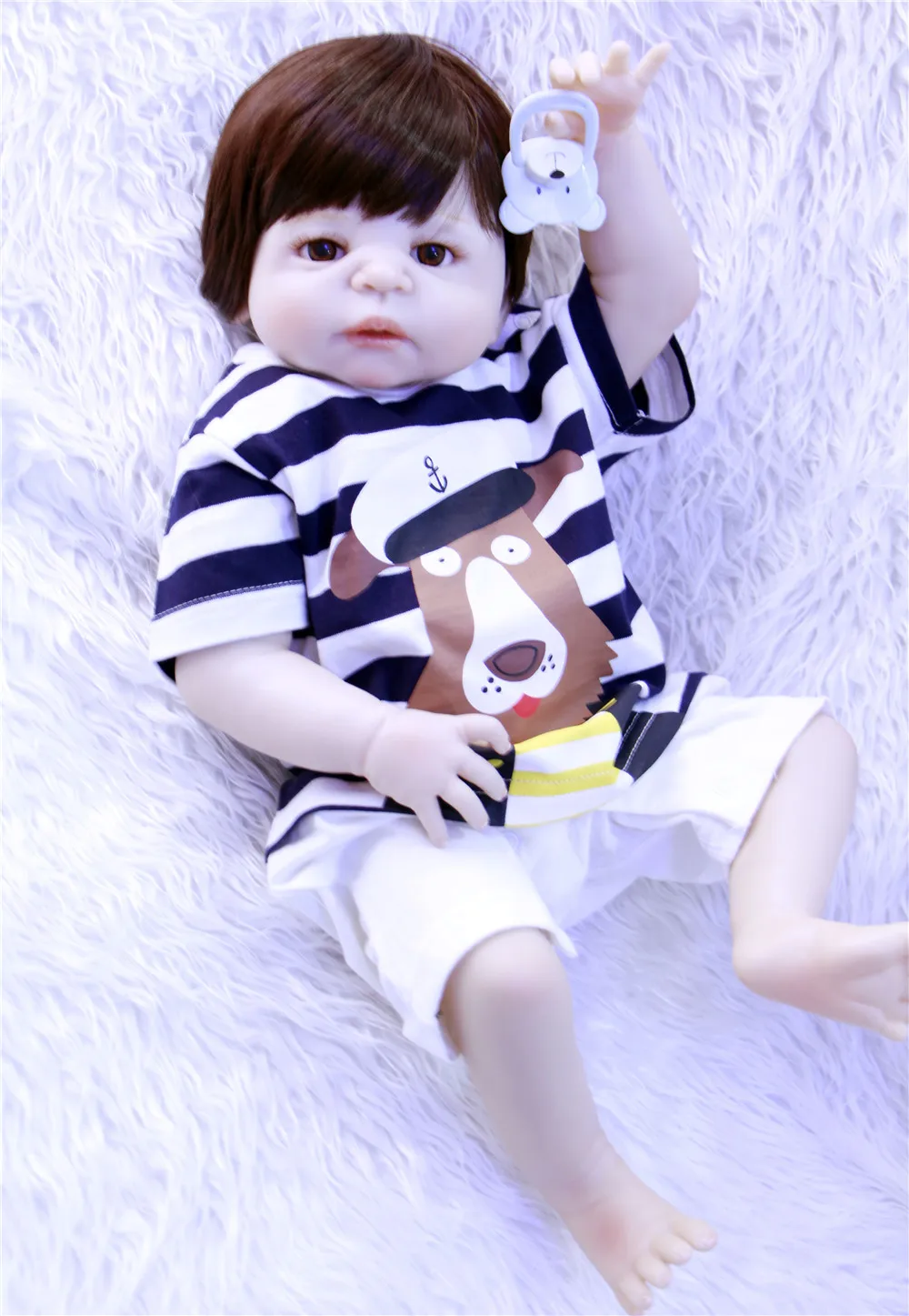Мальчик baby reborn силиконовые куклы Реалистичная Кукла Младенцы для детей игрушки 23
