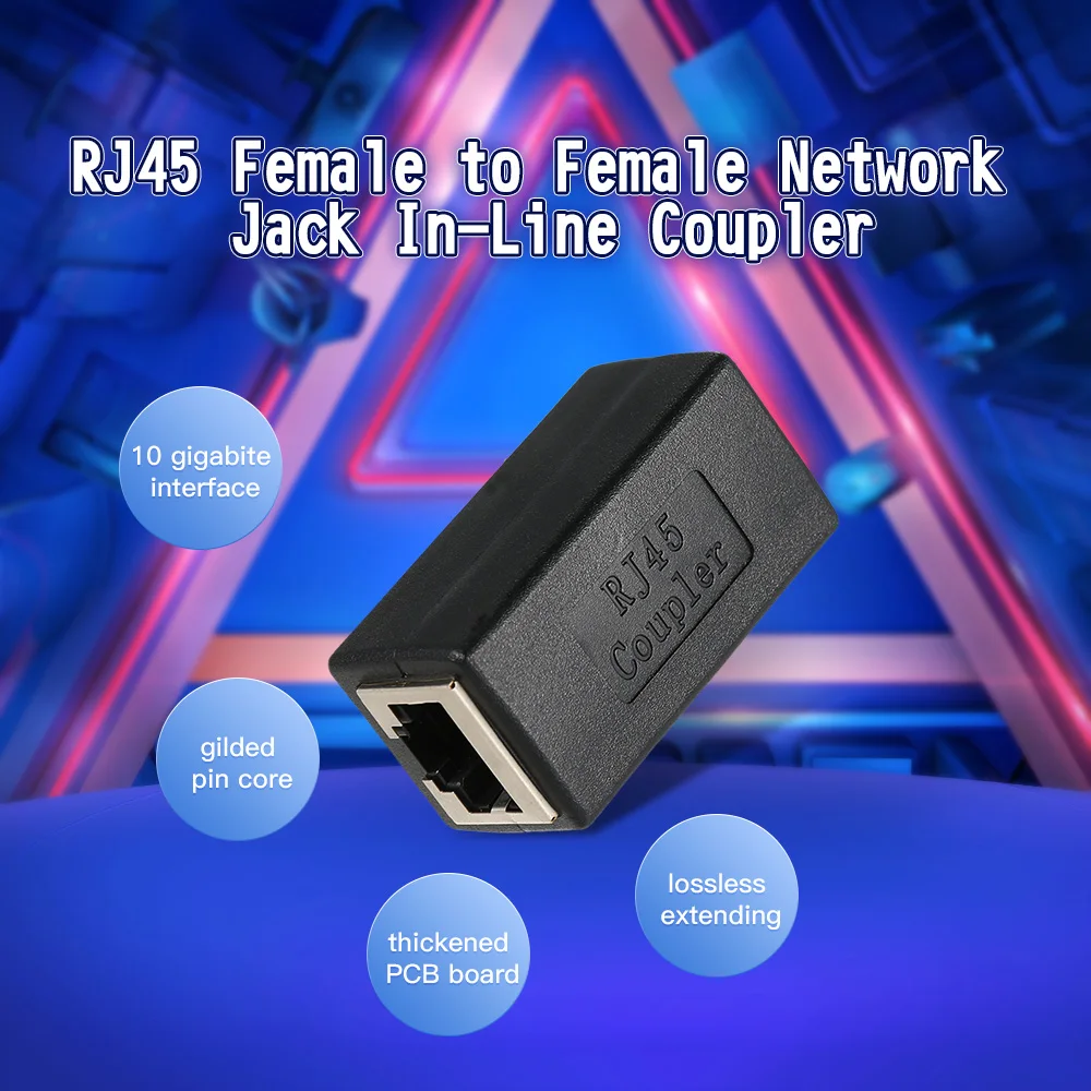 Соединительная муфта RJ45 в линии CAT 5/CAT 6/CAT 7 LAN Ethernet Кабель удлинитель адаптер