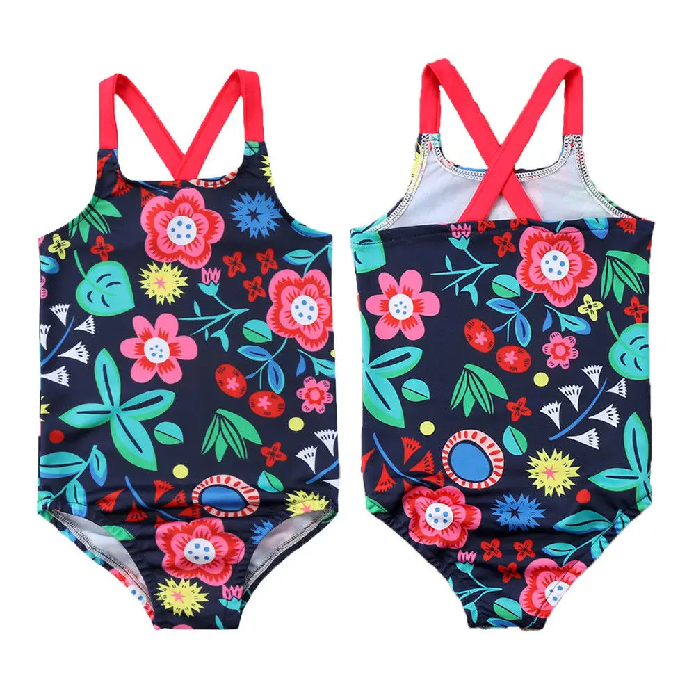 

Kid Baby Girls Swimwear Summer Beachwear Bathing Suit Baby Bodysuit