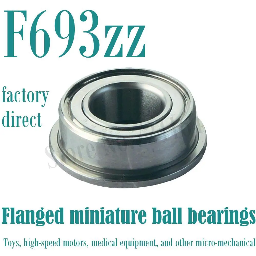 Бесплатная доставка фланцевый подшипник F693ZZ RF830ZZ FX3ZZ FLW693 ZZ RKF308 3*8*4 мм