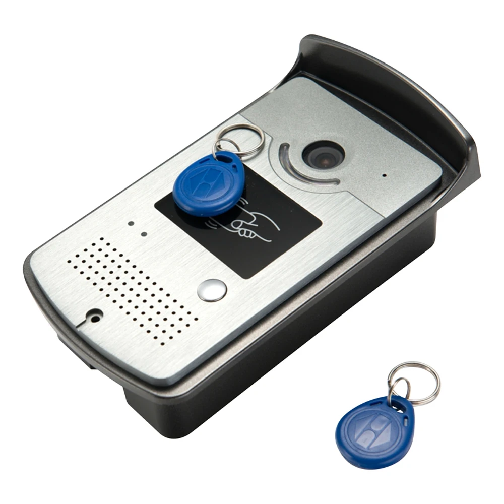 Проводной телефон видео домофон внутреннего блока cmos Ночное видение Камера с RFID