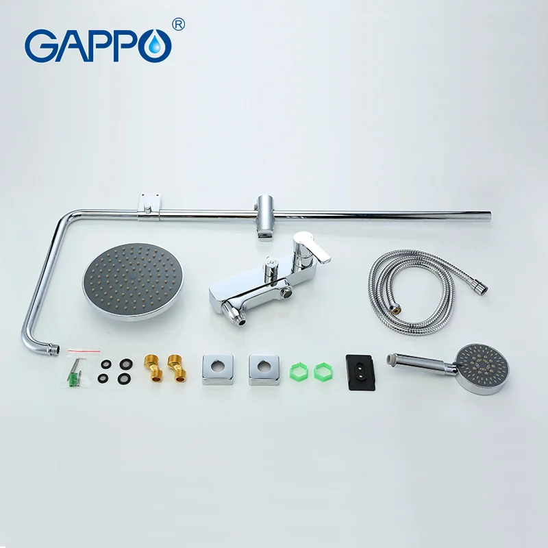 

GAPPO Shower Faucets bath taps shower mixer tap waterfall basin faucets water sink mixer shower system