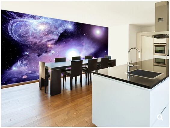 Обои на заказ со звездами и вселенной фэнтезийная космическая туманность 3D