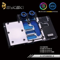 bykski a xf48bw x gpu water cooling block for xfx gts rx 480 580