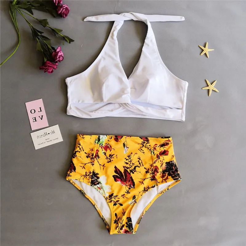 Women Bikini Push-Up Padded Printing Swimwear Swimsuit Set Bathing Beachwear Z0514 | Женская одежда