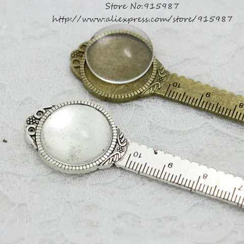 5 комплектов камея из античного бронзового сплава круглая линейка 23*132 мм