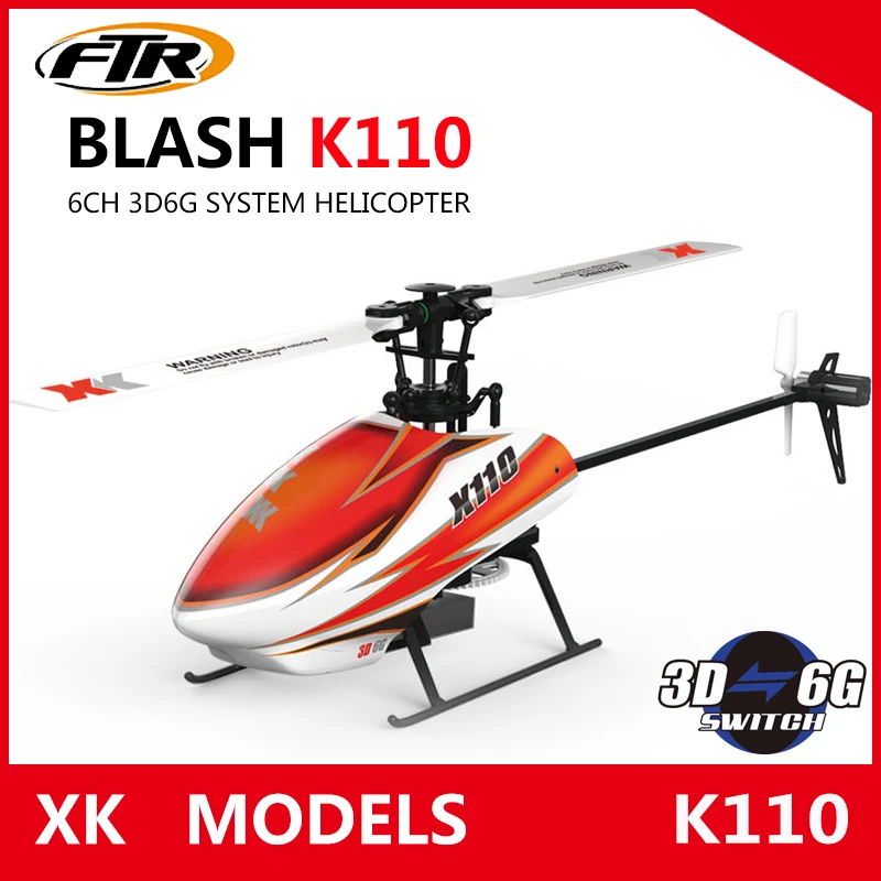 XK K110 6CH бесщеточная 3D-6G система RC вертолет RTF с FUTABA S-FHSS | Игрушки и хобби