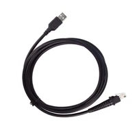 new cab 426e 2m usb straight cable for datalogic qd2100 gd4130 gd4400 grs4400 qd2300 qd2400 qw2100 compatible barcode scanner