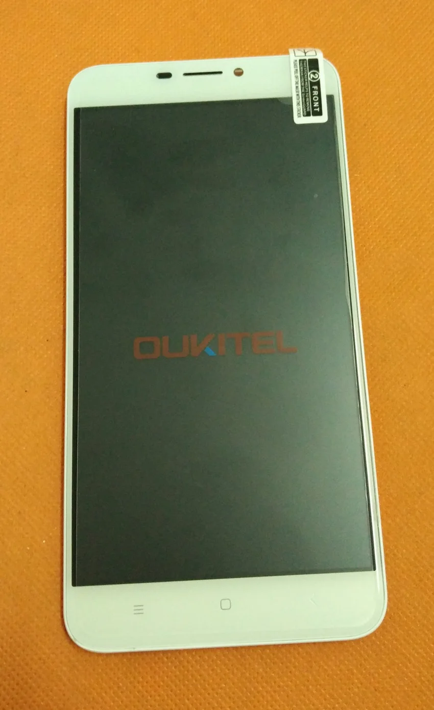 Б/у Оригинальный ЖК дисплей + дигитайзер сенсорный экран стекло рамка для Oukitel U20