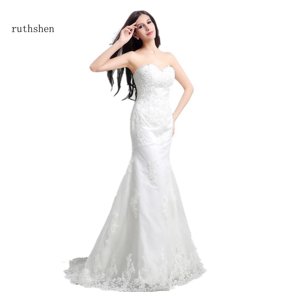 Ruthshen недорогие свадебные платья со шлейфом до 100 года|wedding dress|cheap wedding dresscheap |