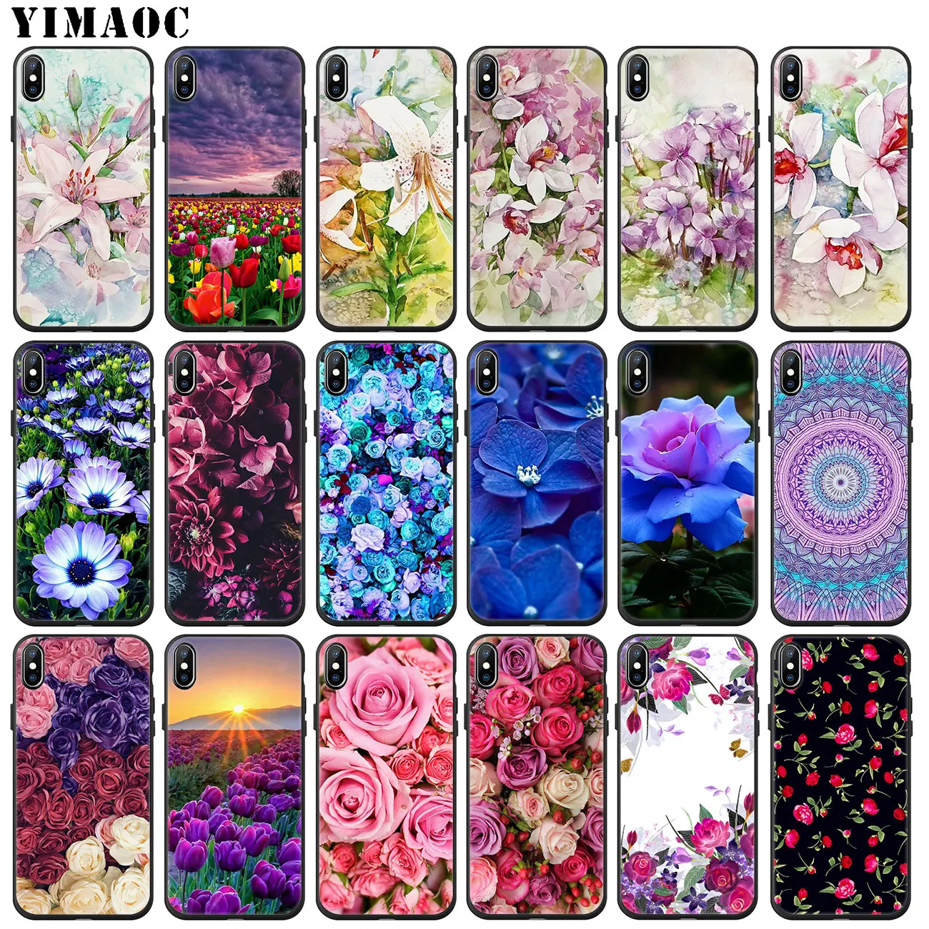 YIMAOC цветы маргаритки растения FlowerSoft силиконовый чехол для телефона iPhone 11 Pro XS Max XR
