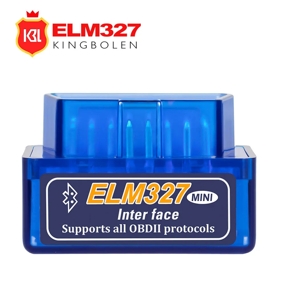 Последняя Версия V2.1 Super MINI ELM327 Bluetooth OBD/OBD2 считыватель кодов OBDII ELM 327 работает на