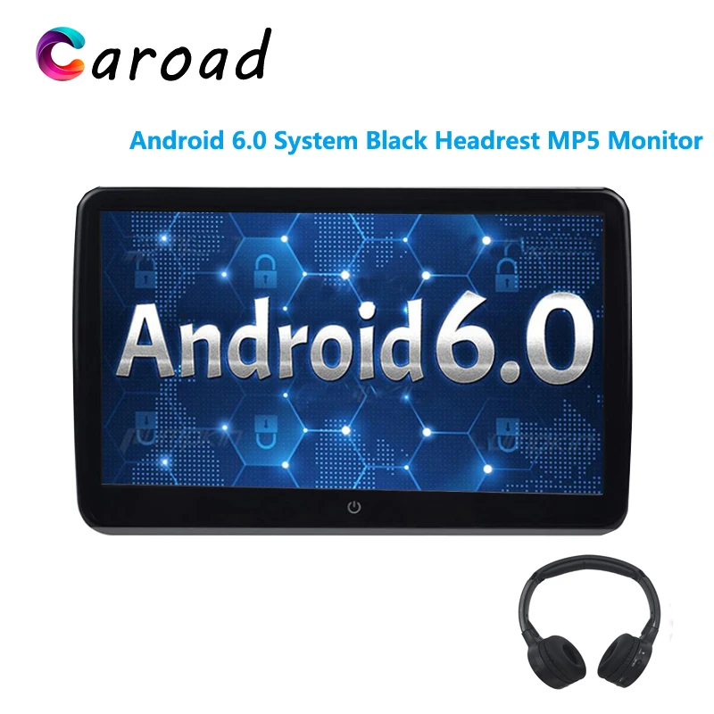 Caroad 10 6 дюймов Автомобильный подголовник монитор Android 0 1920*1080 HD 1080P видео IPS