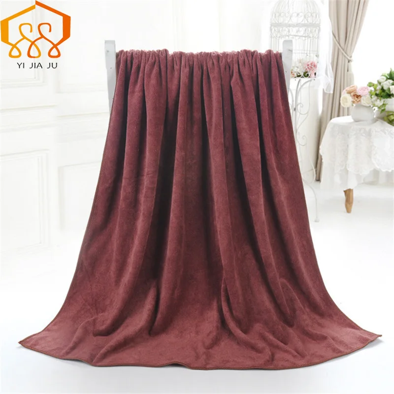 Супер абсорбент полотенце из микрофибры банное 580 г 180*80 см очень толстое для