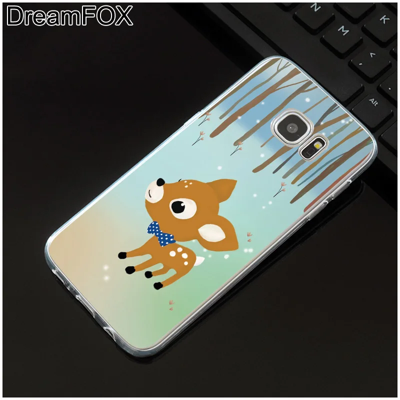 DREAMFOX M534 милый олень силиконовый чехол-накладка из мягкого ТПУ чехол КРЫШКА ДЛЯ