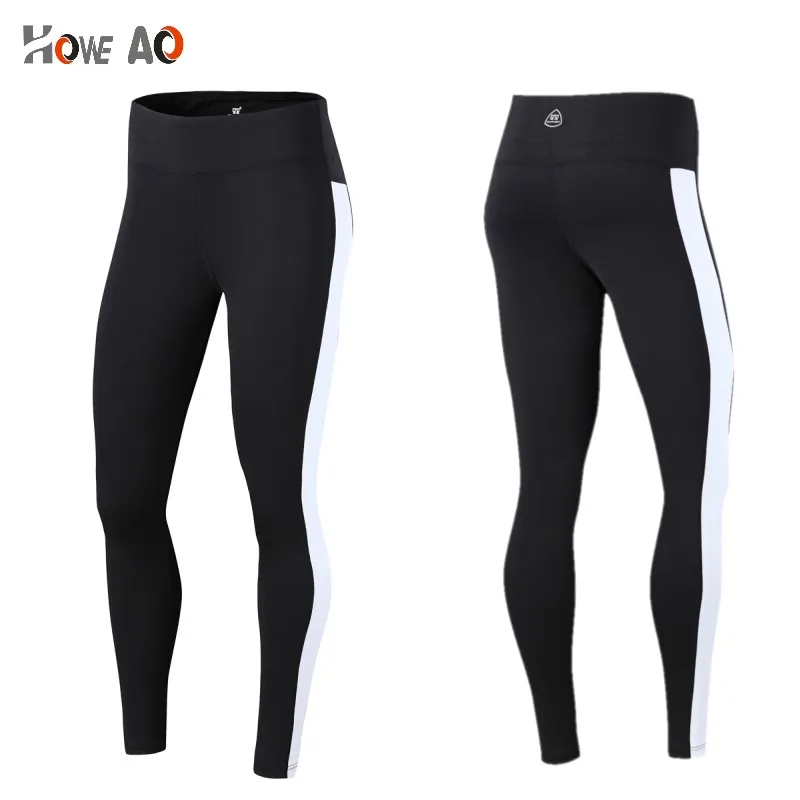 

HOWE AO Women Tracksuit Yoga Pants Sport Fitness Sportswear Woman Hip Up Stretchy Tights Anti-sweat High Waist Athletic Leggings