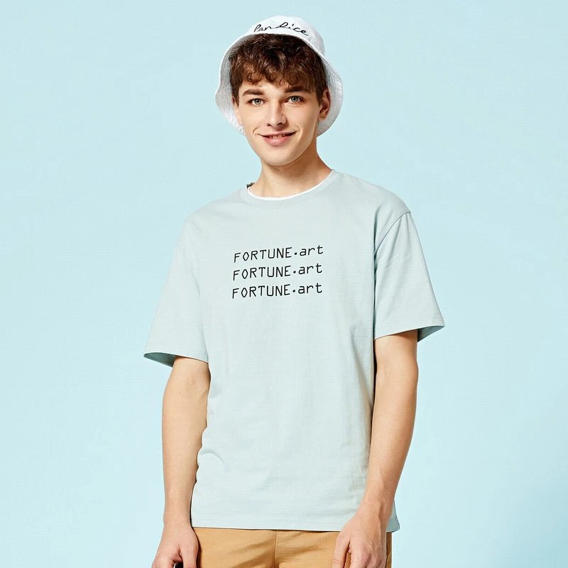 SEMIR 2019 Новая модная футболка Мужская хлопковая с короткими рукавами Повседневная