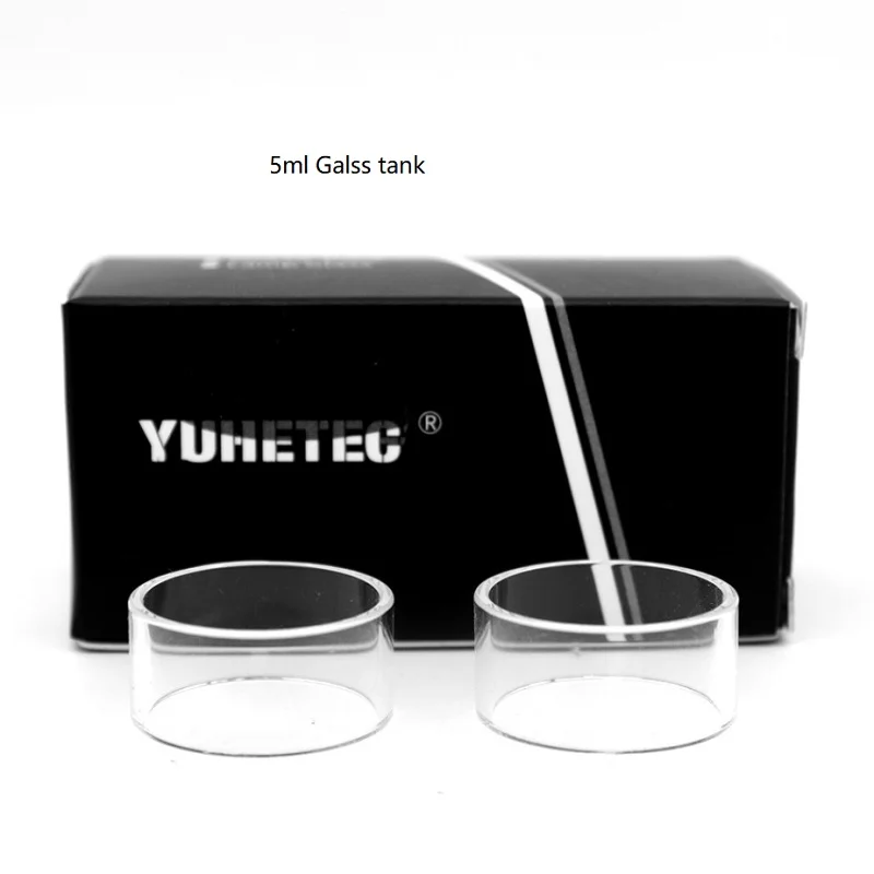 

(2pcs/lot)YUHETEC 3.5ml /5ml Glass Tank Tube for Wotofo Profile Unity 25mm RTA tank atomizer vape accessory
