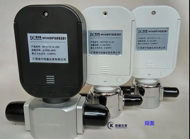 Цифровой дисплей 25 л/мин кислородный воздух расходомеры MF5706|flow meter|mass flowmeteroxygen