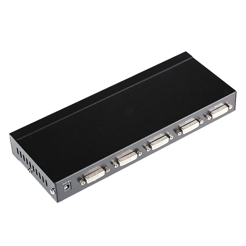 4 way 1080P DVI Video Splitter 1X4 Box Distribution 1 in out Multiple Display | Электроника