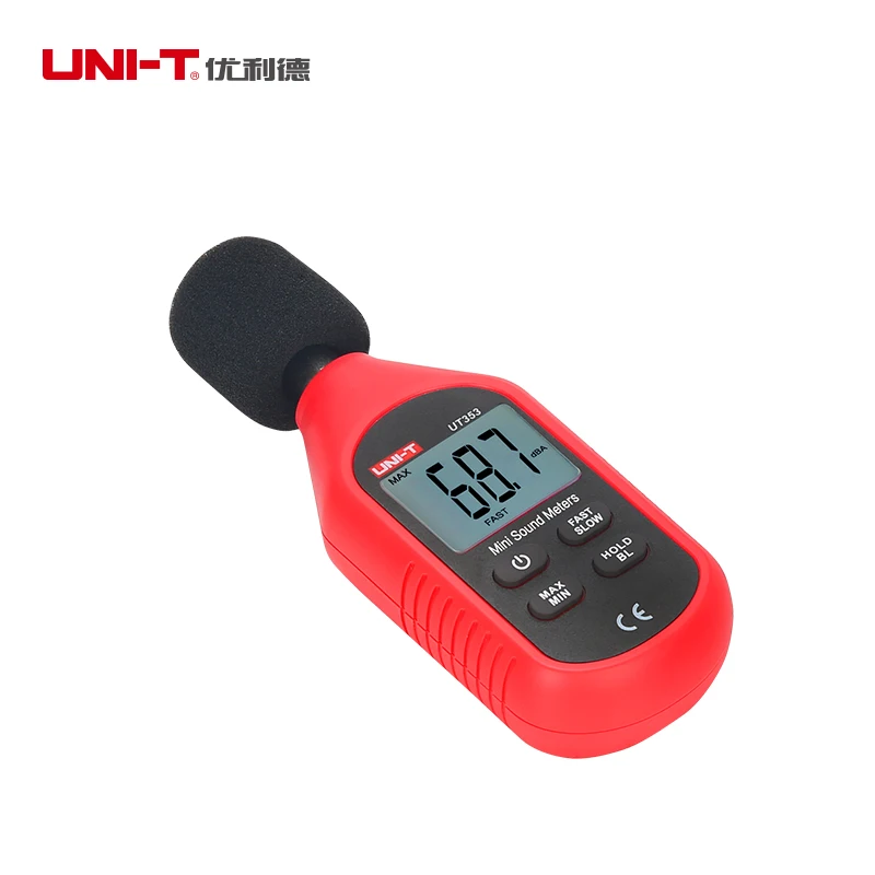 UNI-T UT353 LCD измеритель уровня звука шума детектор децибел высокая точность 30 ~ 130 дБ +