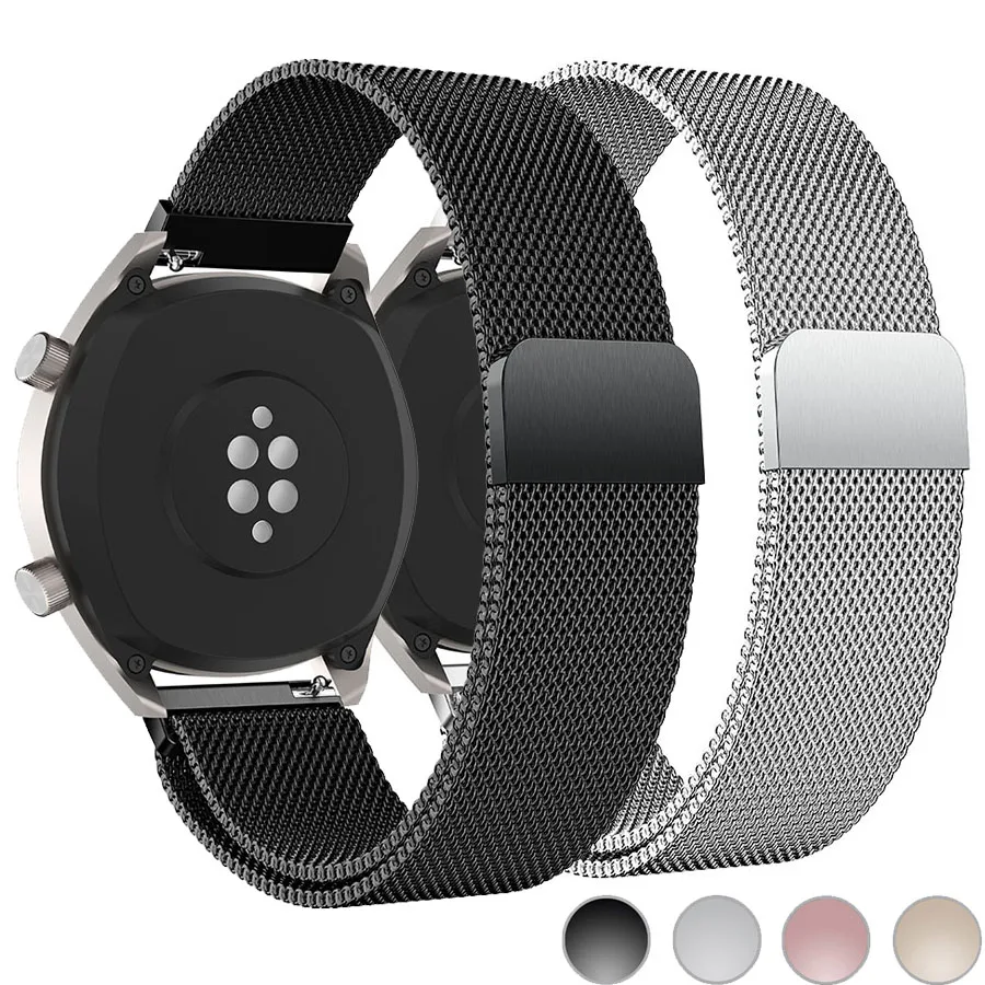 Ремешок для часов Huawei Honor magic Watch 2 GT GT2 46 мм 42 магнитный Миланский Браслет из