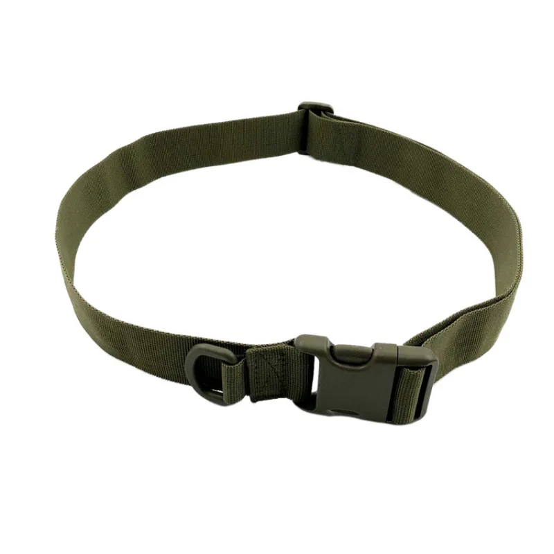 

1 PCS Adjustable Tactical Nylon Belt Waist Belt with Metal Buckle Military Waist Belt Heavy Duty Training Hunting Accessories