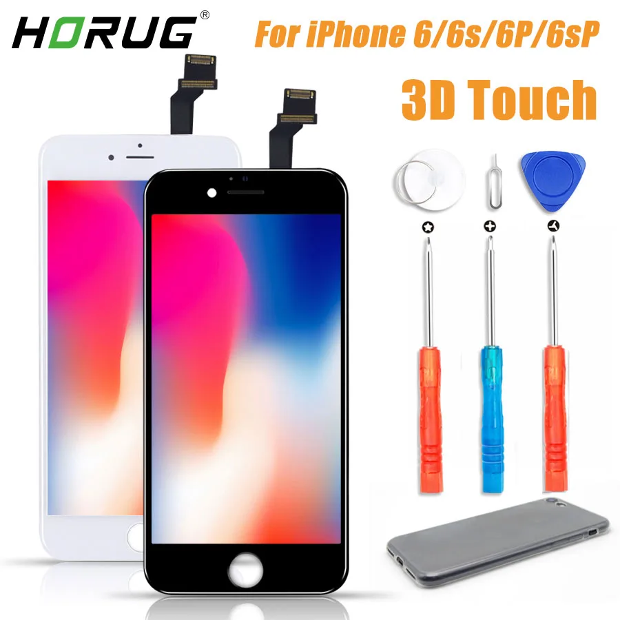 2020 100% AAAA 3D сенсорный Оригинальный ЖК экран для iPhone 6 5 6s Plus дисплей дигитайзер