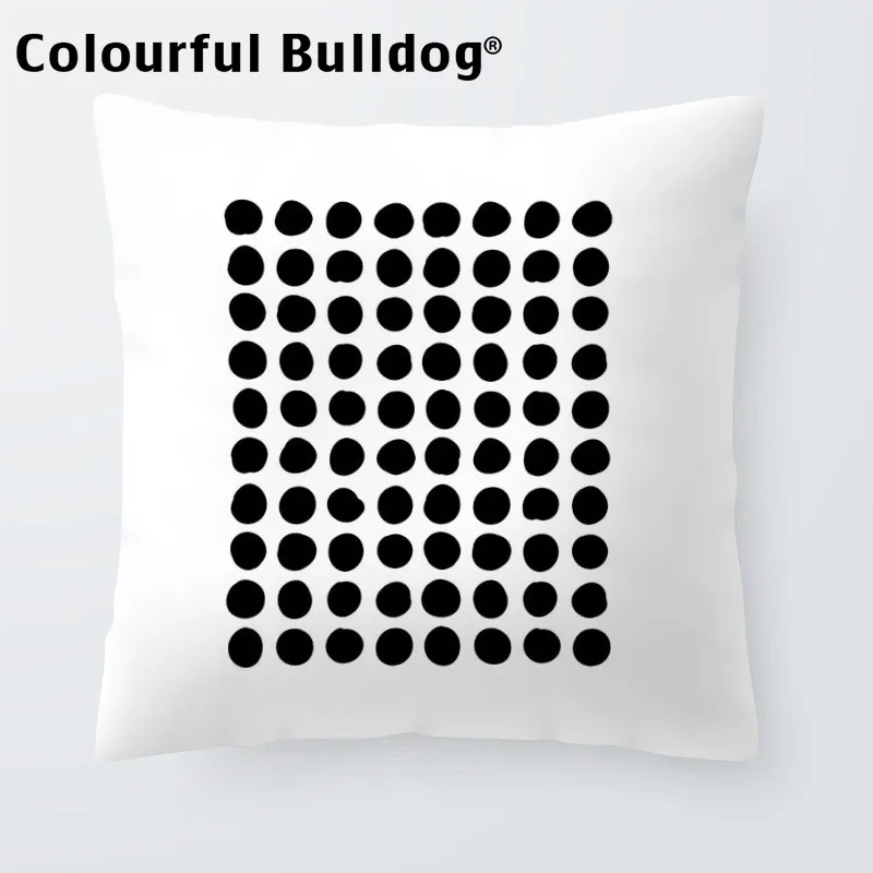 Белые и черные фотоподушки подушки в форме облака маленькая мечта круглые с