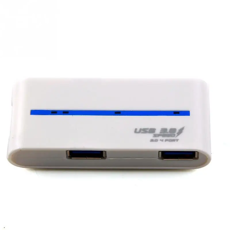 Портативная ультрафиолетовая мини лампа на 4 порта USB 3 0 вращать HUB адаптер для ПК